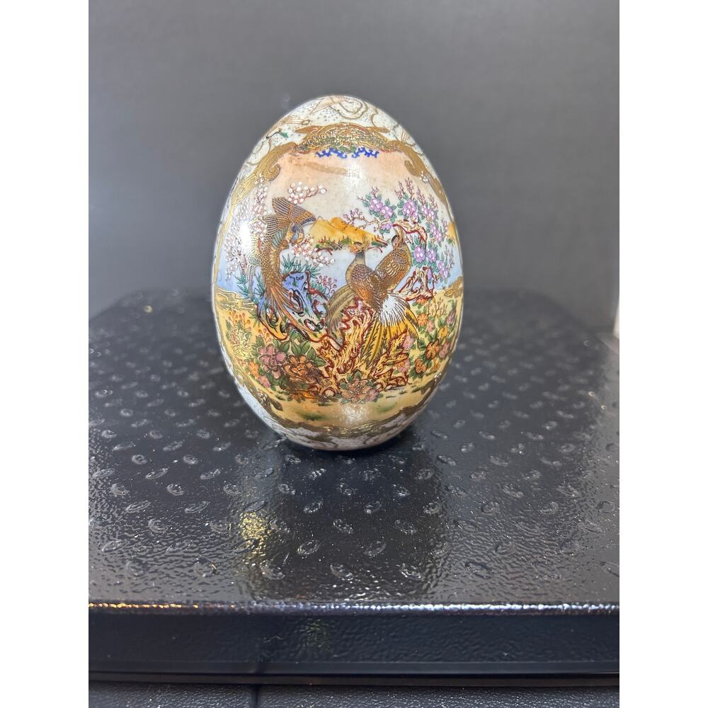Vintage Satsuma Egg